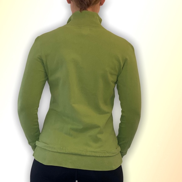 Roots Cinch Zip-Up Sweatshirt in Guacamole Green - Picture 5 of 15